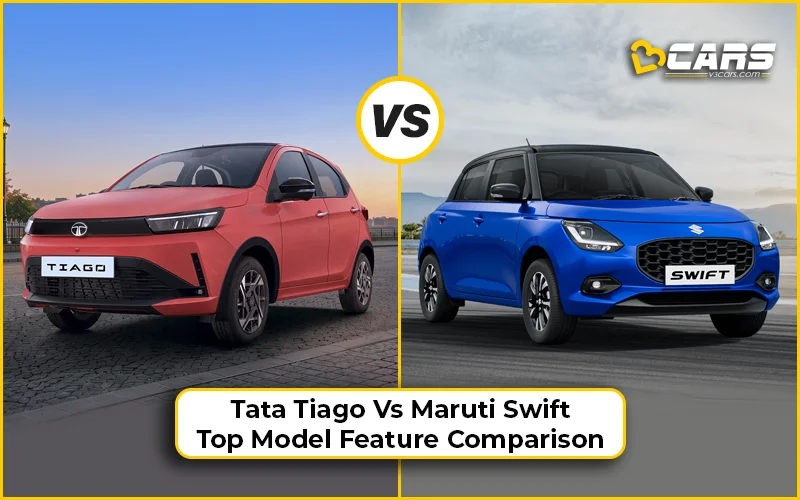 2026 Tata Tiago Creative Plus Vs Maruti Swift ZXI: Feature Comparison