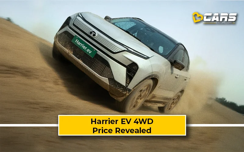 Tata Harrier EV 4WD Price Announced — Top Model @ Rs. 28.99 Lakh