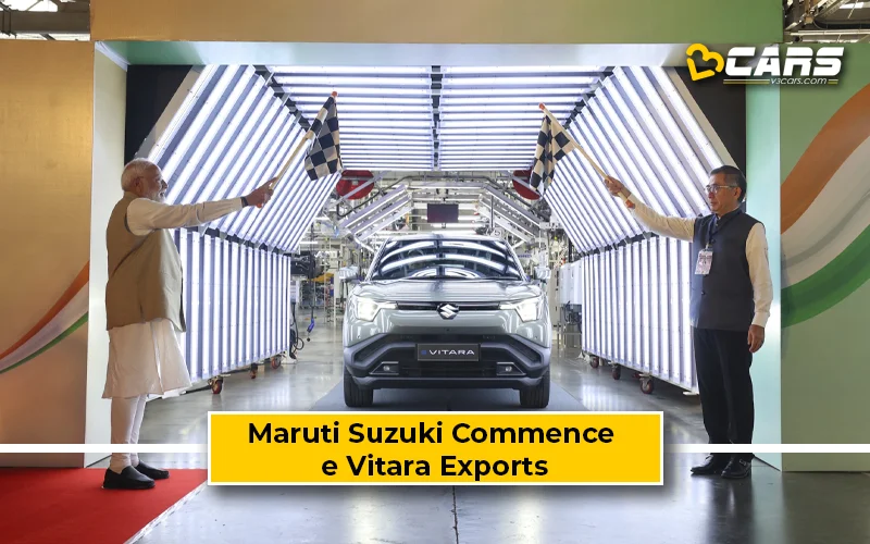 Maruti Suzuki e Vitara Exports Commence From Gujarat Plant