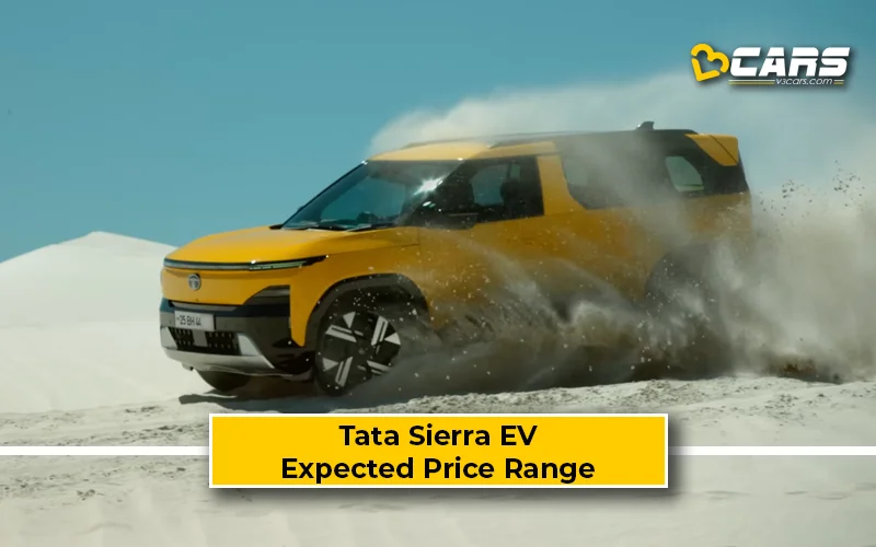 2025 Tata Sierra EV Price Expectations — With Logic