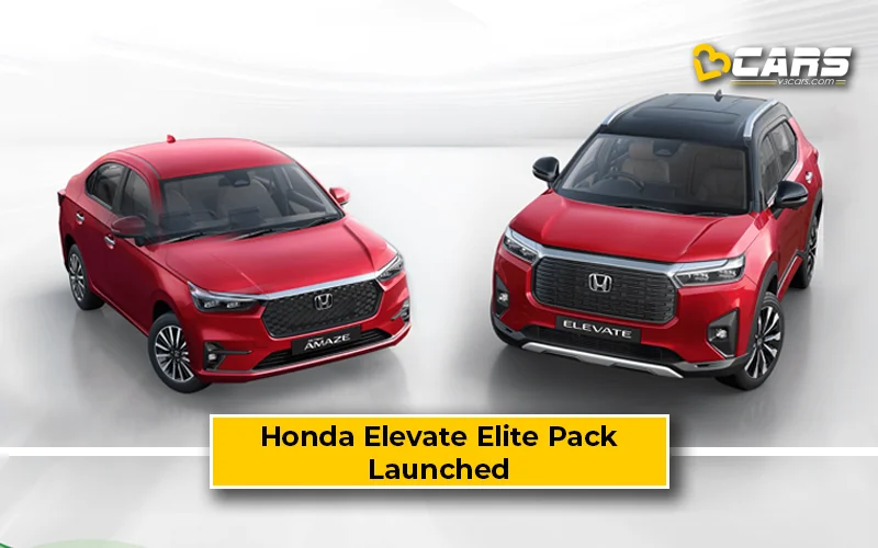 2025 Honda Amaze & Elevate Elite Pack With 360 Degree Camera Launched