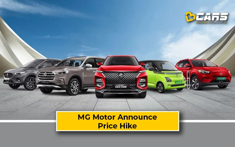 MG Motor Price Hike Announced – Effective July 1, 2025