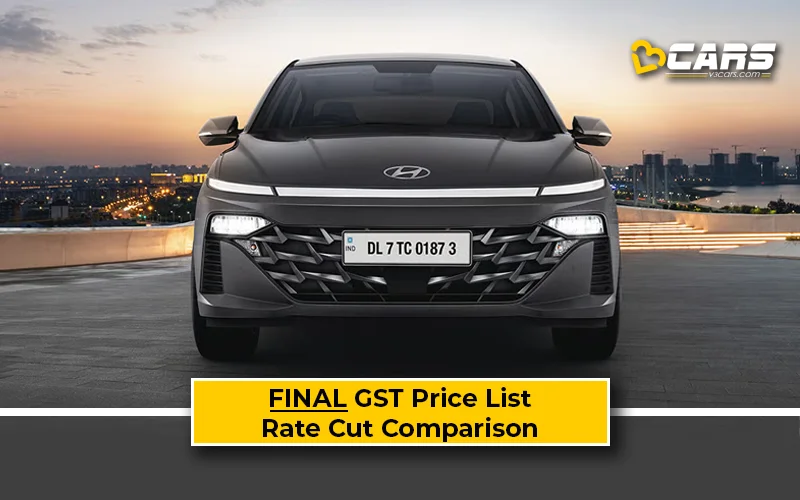 Final Hyundai Verna Price List After GST Rate Cut (Confirmed)
