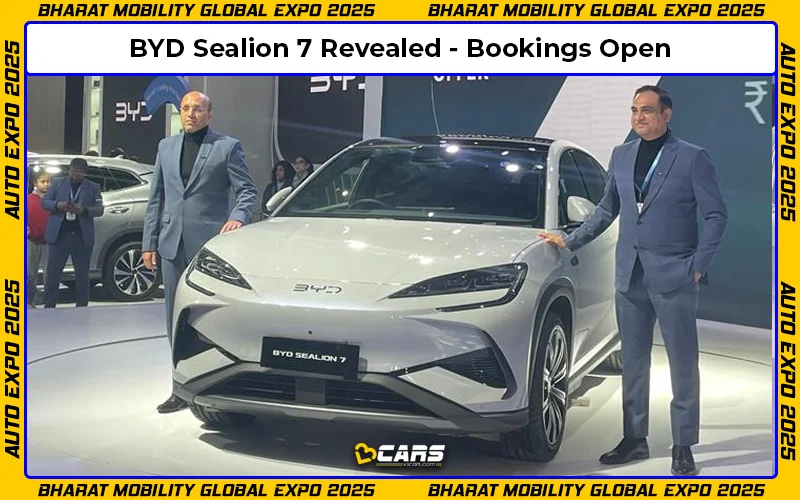 Auto Expo 2025: BYD Sealion 7 Electric SUV Bookings Open