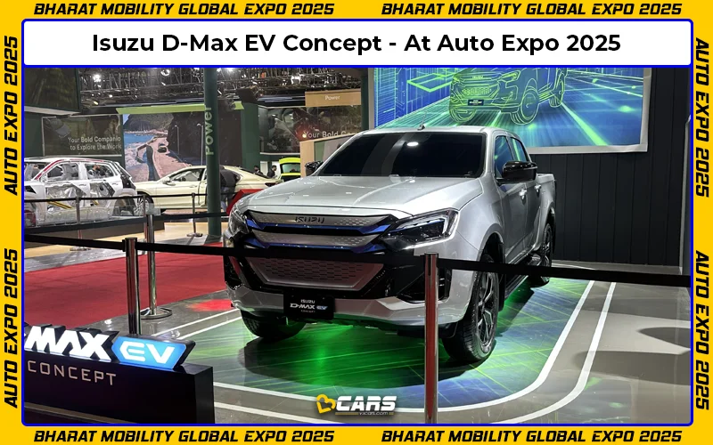 Mobility Expo 2025: Isuzu D-Max Electric Pickup Concept Showcased