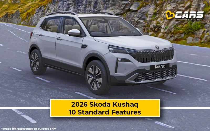 2026 Skoda Kushaq Base Model Notable Standard Features