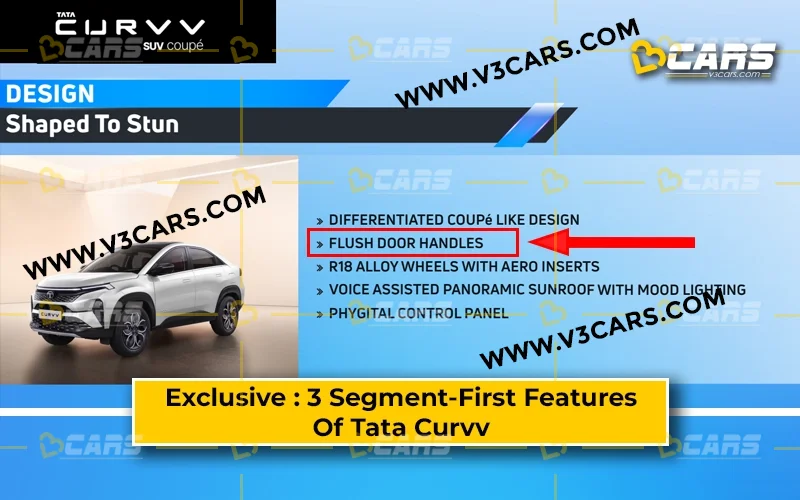Tata Curvv 3 Segment First Features