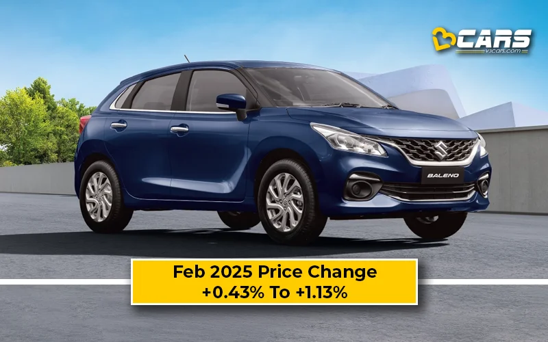 Maruti Baleno 2025 Price Change — Hiked By Up To 9k