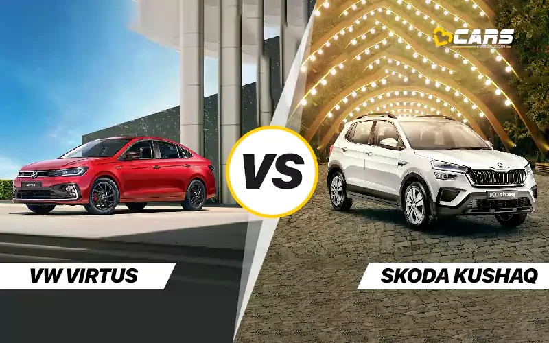 Volkswagen Virtus Vs Skoda Kushaq Price, Engine Specs, Dimensions Comparison