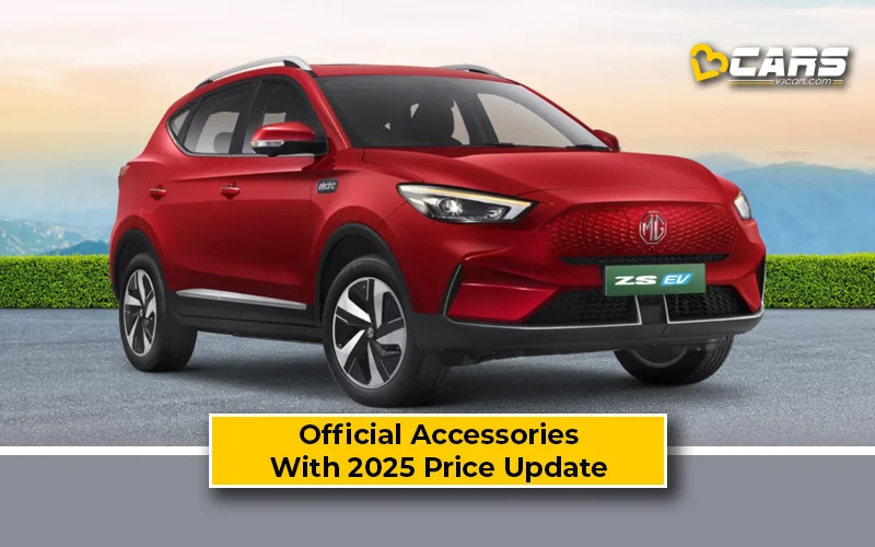 MG ZS EV Accessories Price List