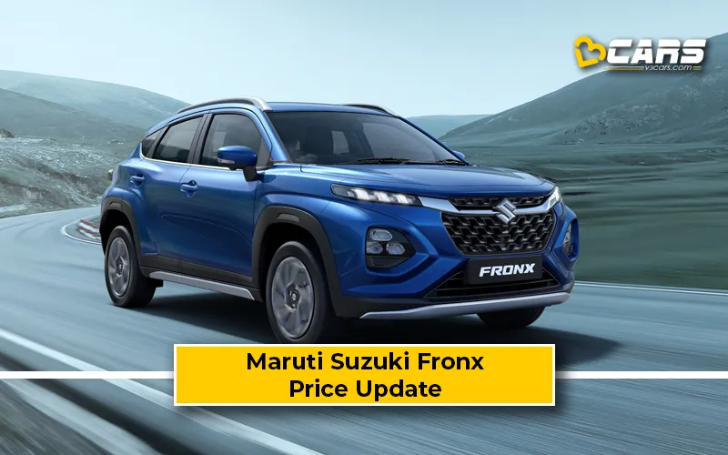 Exclusive – Maruti Suzuki Fronx Price Update, Turbo AT Now 10K Cheaper