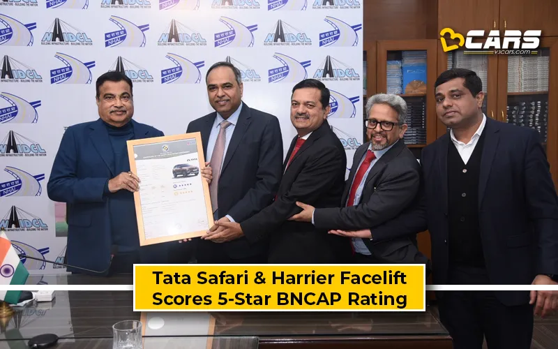 Tata Safari Facelift & Harrier Facelift Scores 5-Star BNCAP