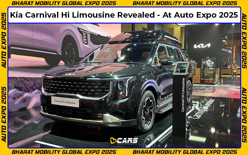 Auto Expo 2025: Kia Carnival Hi Limousine Revealed