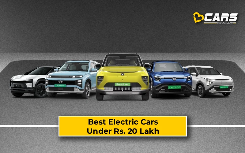 Best Electric Cars Under Rs. 20 Lakh