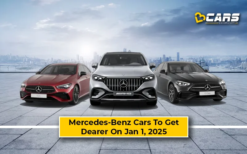 Mercedes-Benz India Announce Price Hike Effective 1 January, 2025