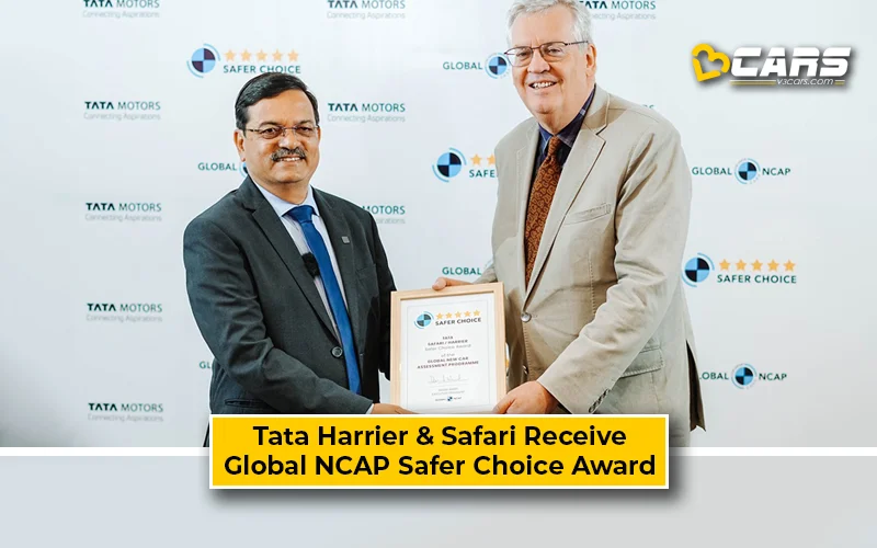 Tata Harrier, Safari Receive Safer Choice Award From Global NCAP