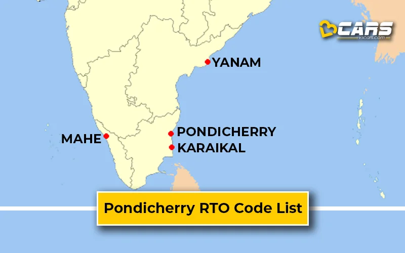 Pondicherry RTO Codes List - 2024 Updated PY RTO City Codes