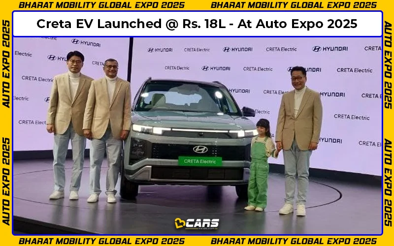 Auto Expo 2025: Hyundai Creta EV launched At Rs. 18 Lakh