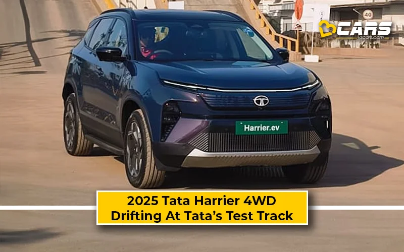 Tata Harrier EV 4WD 2025 — Showcased At Tata’s Plant