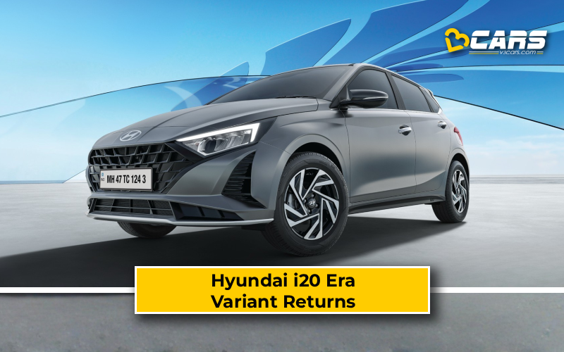 Hyundai i20 Era Variant Returns