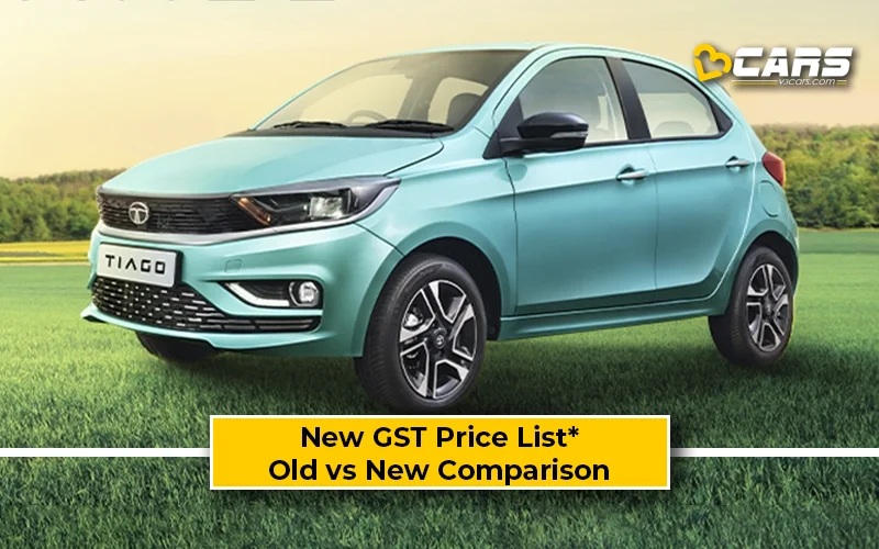 Tata Tiago — New GST Rate List