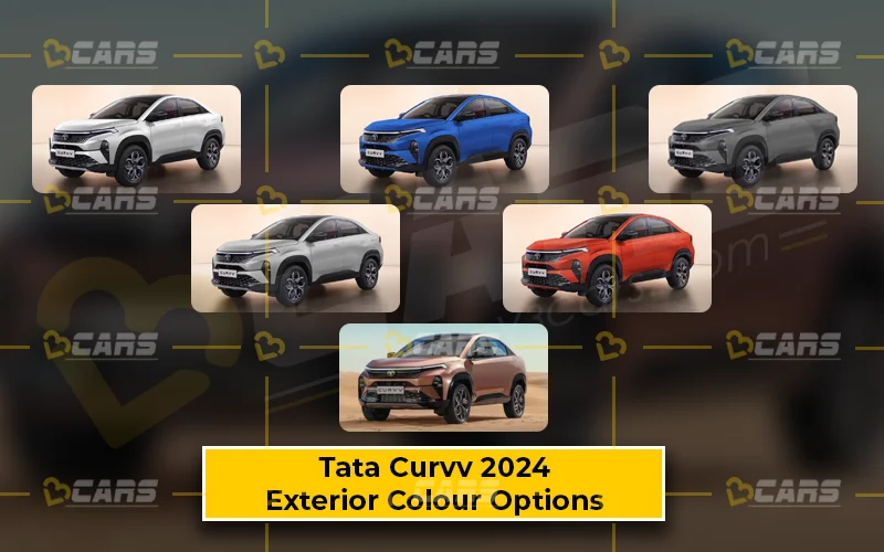 Tata Curvv 2024 All Exterior Colour Options
