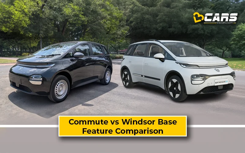 Exclusive: MG Windsor Commute Taxi Feature Comparison w/ Windsor Base