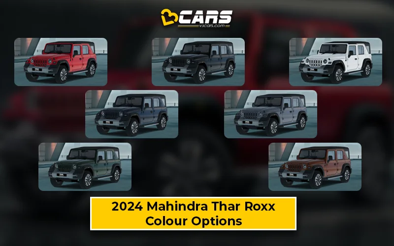 2024 Mahindra Thar Roxx Colour Options