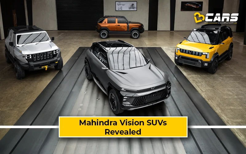 Mahindra Reveal 4 Vision Concept SUVs
