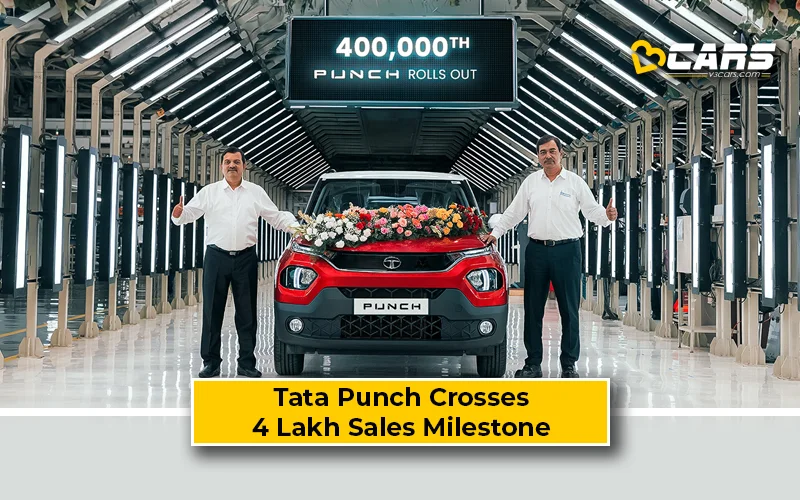 Tata Punch Crosses 4 Lakh Sales Milestone