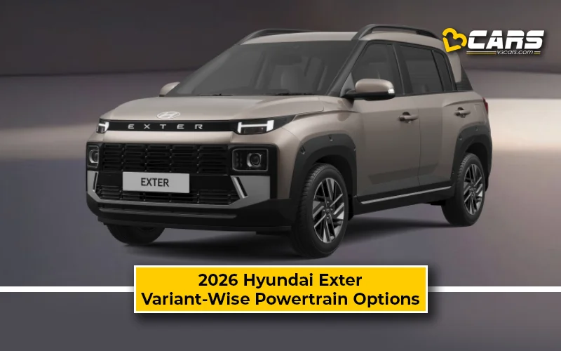 2026 Hyundai Exter Variant-Wise Engine, Transmission Options