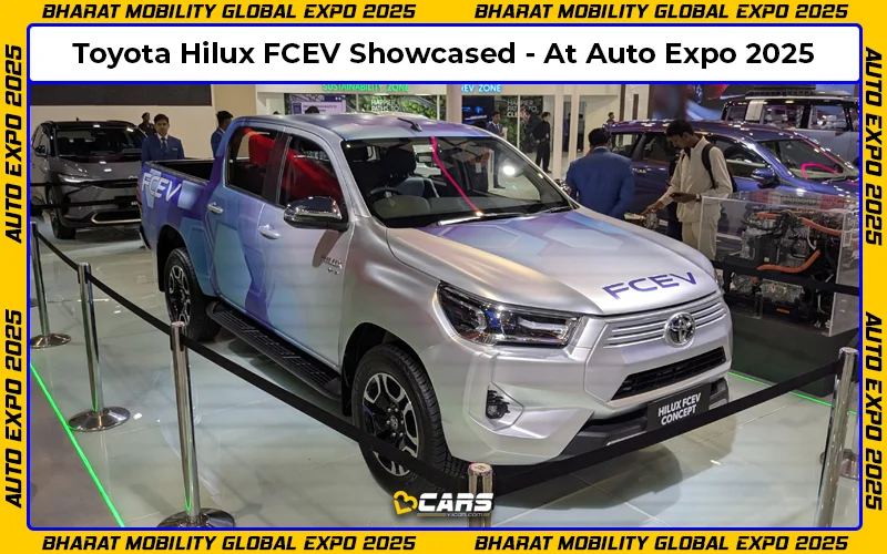 Auto Expo 2025: Toyota Hilux Fuel Cell EV Showcased