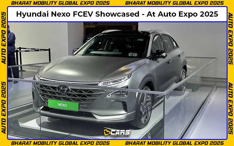 Auto Expo 2025: Hyundai Nexo Fuel Cell EV Showcased