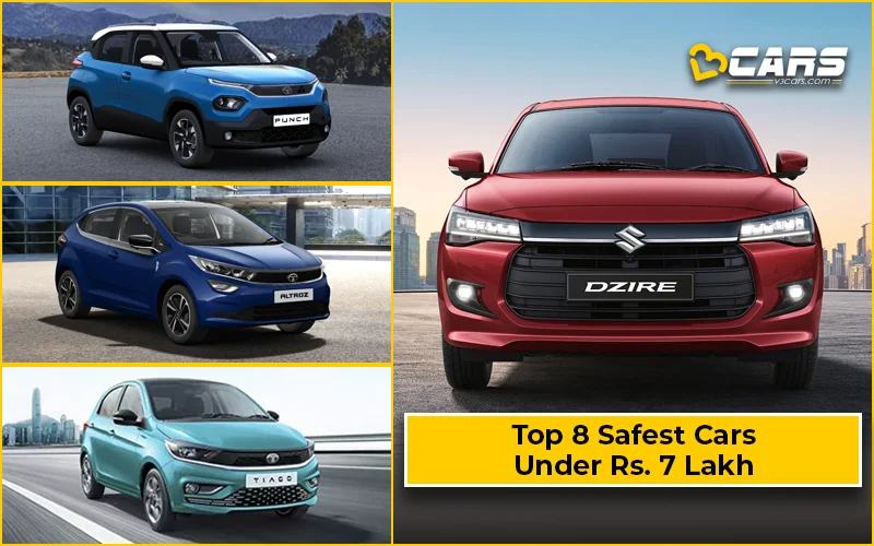 Safest Cars Under Rs. 7 Lakh