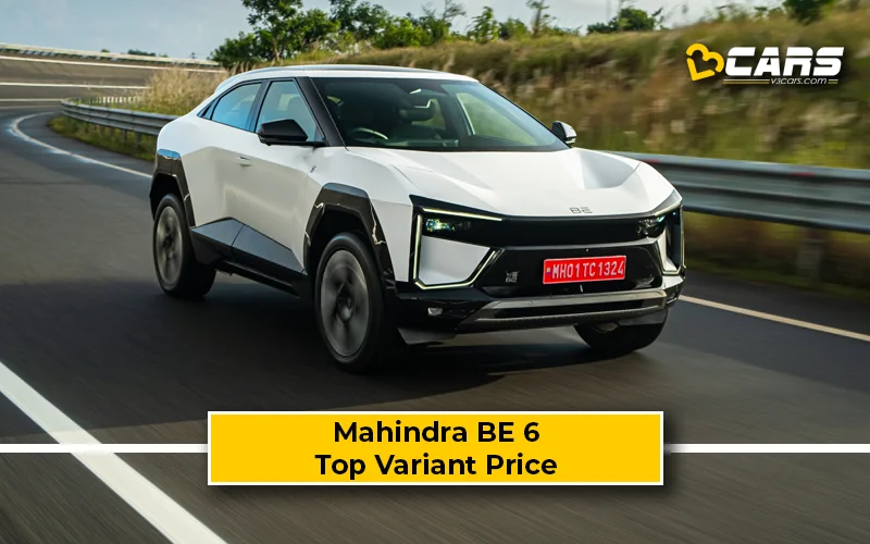 Mahindra BE 6 Pack Three Top Variant Price Announced