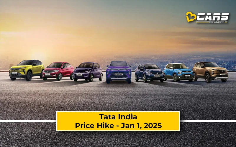 Tata India Price Increase From Jan 1, 2025