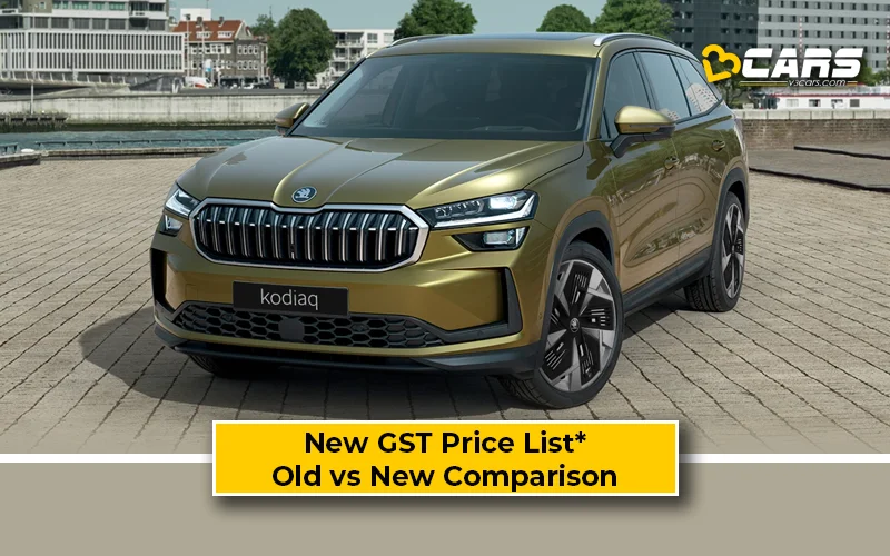 Skoda Kodiaq — New GST Rate List (Tentative; Sep 22)