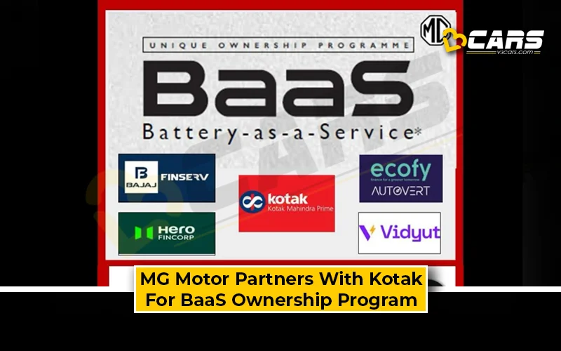 MG Motor Partner With Kotak Mahindra Prime For BaaS Ownership Program