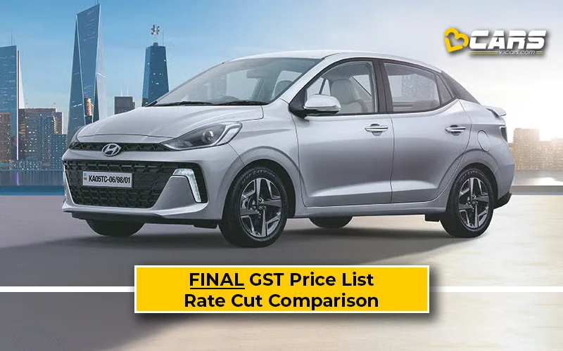 Final Hyundai Aura Price List After GST Rate Cut (Confirmed)