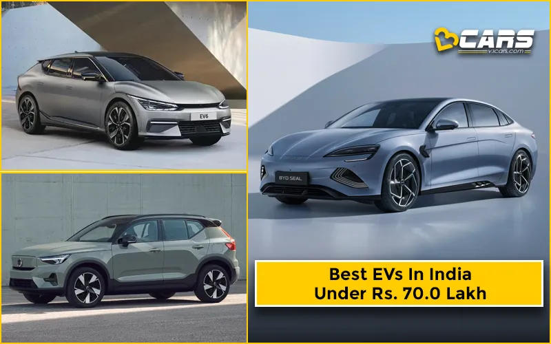 Best Electric Cars Under 70 Lakh