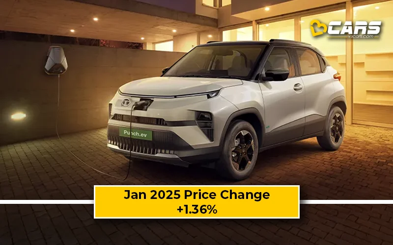 Tata Punch EV 2025 Price Change — Hiked By Up To 15k