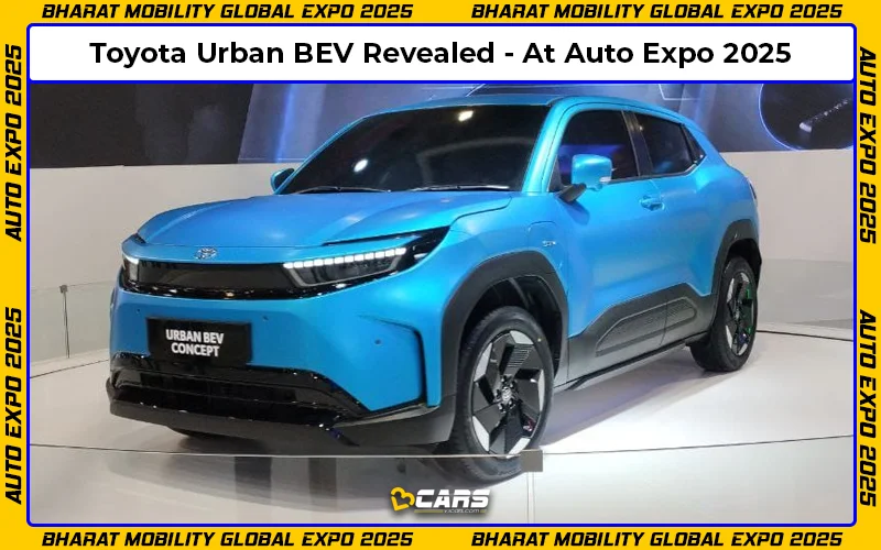 Auto Expo 2025: Toyota Urban BEV Concept Revealed Ahead Of Launch