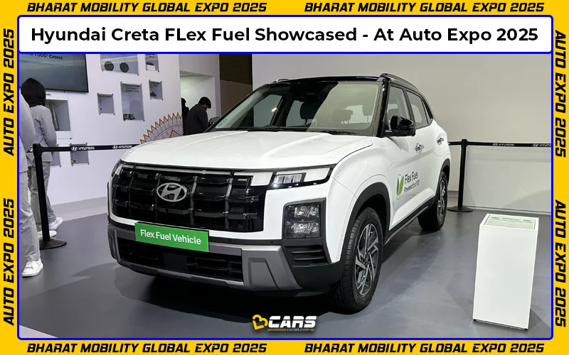 Auto Expo 2025: Hyundai Creta Flex Fuel Showcased