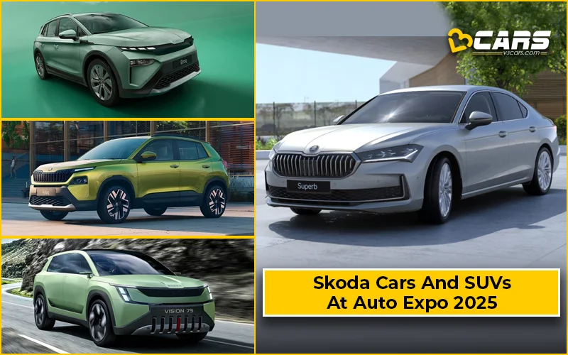 Skoda Cars And SUVs At Auto Expo 2025