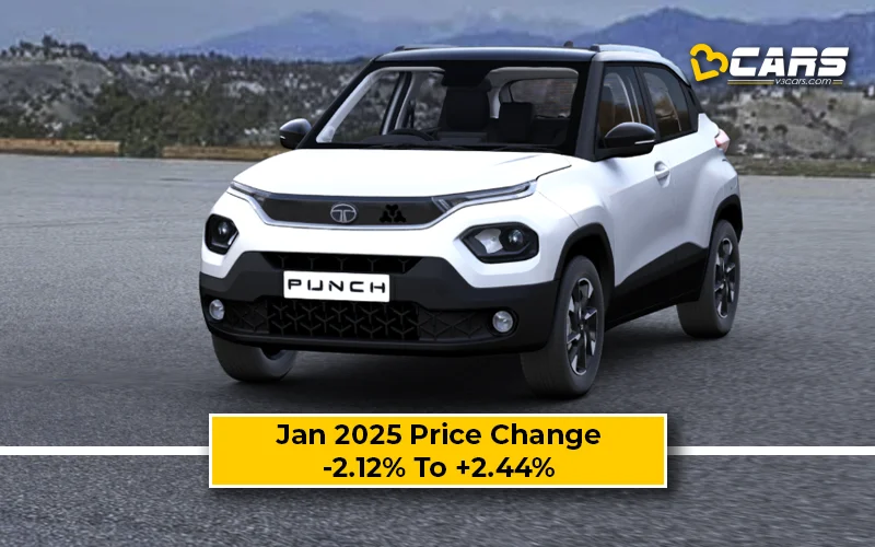 Tata Punch 2025 Price Change — Hiked By Up To 17k