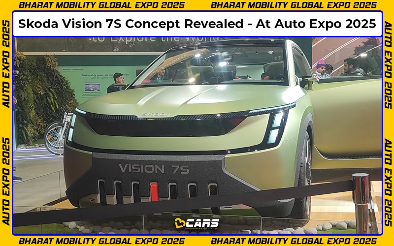 Auto Expo 2025: Skoda Vision 7S Concept Showcased