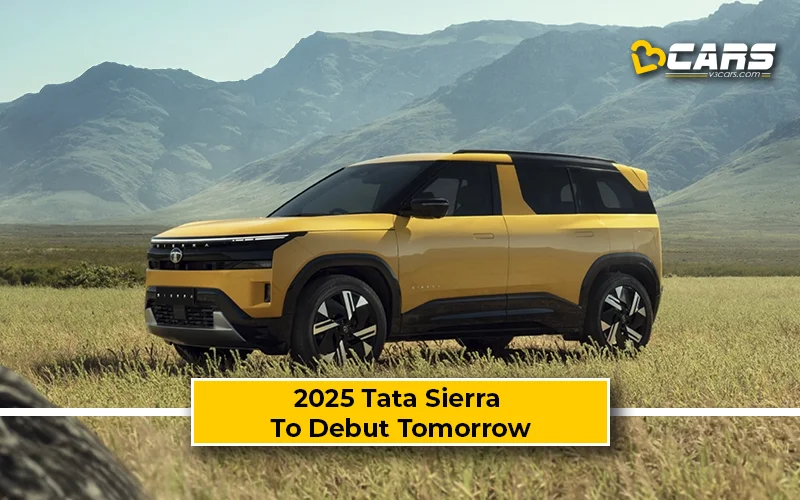 2025 Tata Sierra To Debut Tomorrow