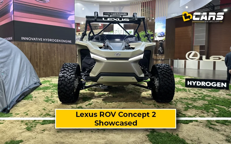 Lexus ROV Concept 2 With Hydrogen Engine Showcased At Auto Expo 2025