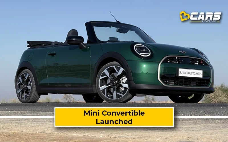 Mini Cooper S Convertible Launched In India At Rs. 58.5 Lakh