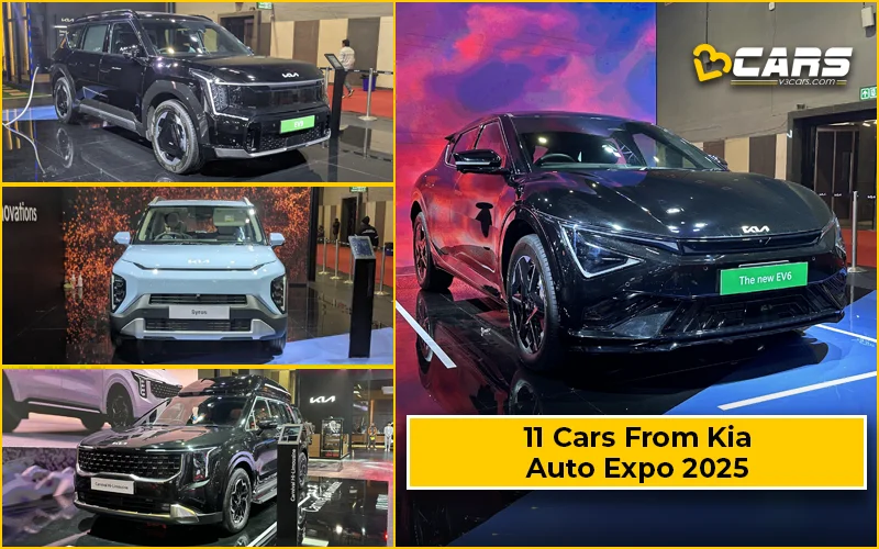 All New Kia Cars At Auto Expo 2025